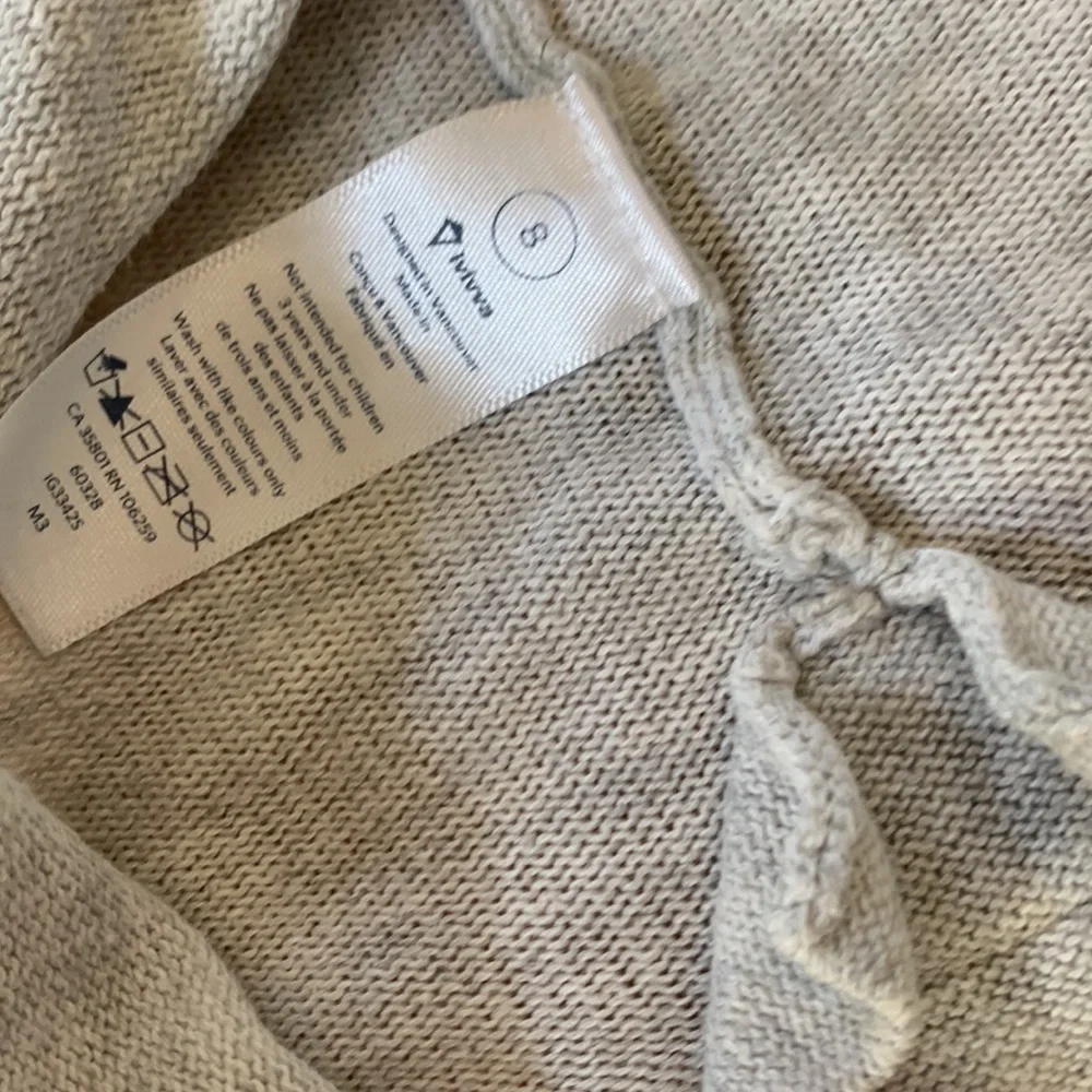 Iviva two-tone grey open front cardigan
